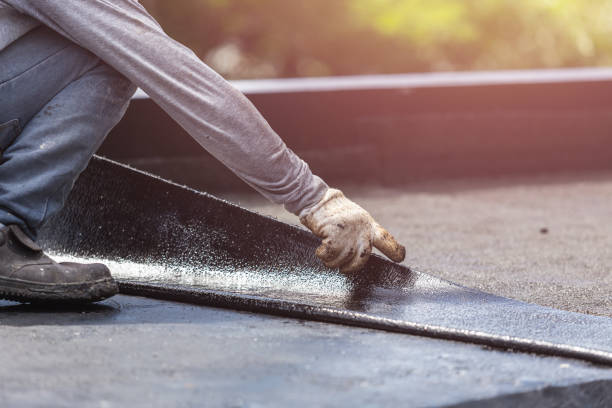 Professional Exterior Waterproofing technician working in Burlington, WI